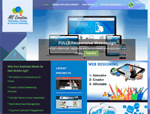 Tablet Screenshot of mecreativewebdesign.com